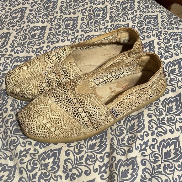 Well worn Sketcher’s Bobs size 10 - Picture 1 of 2